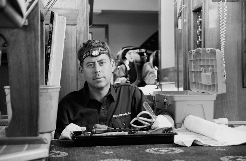 América en el trabajo en fotos amateur