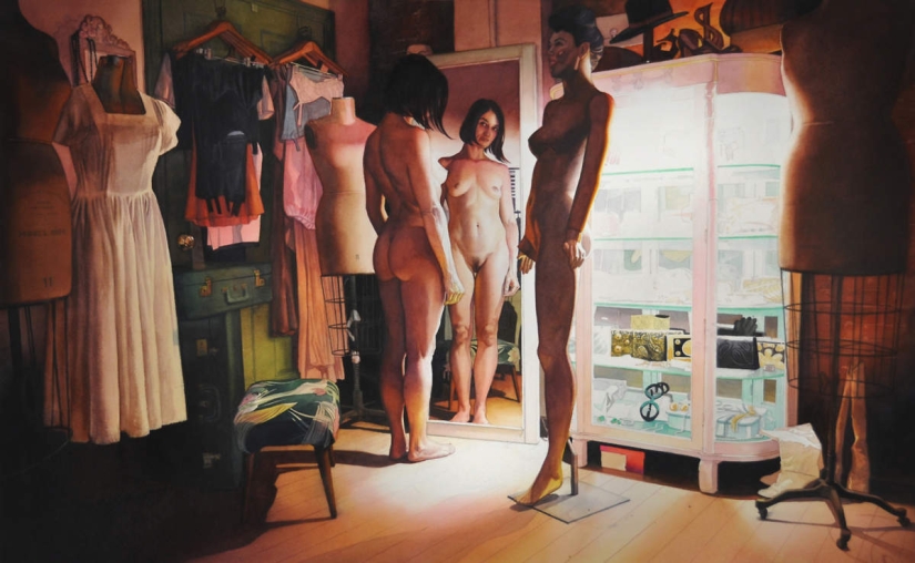 Amor sucio: artista hiperrealista explora las relaciones íntimas en el hogar