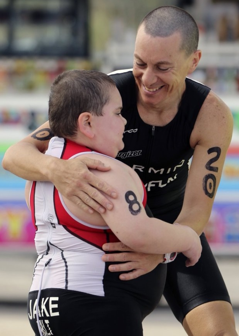 An 8-year-old boy is forced to exercise daily in order not to die