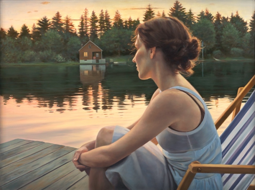 An artist who unimaginably feels summer. And beauty An artist who unimaginably feels summer. And beauty