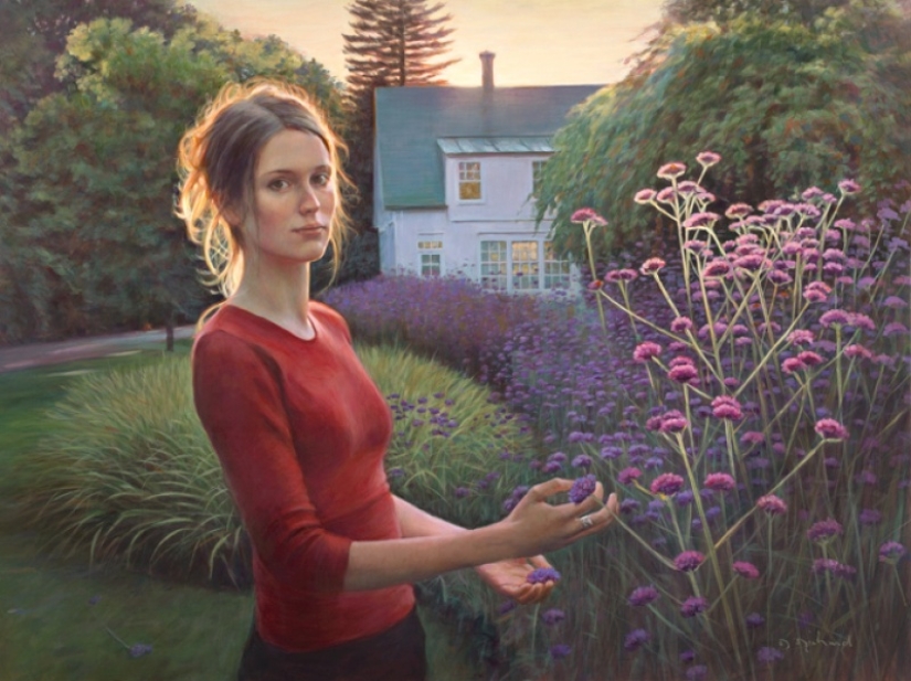 An artist who unimaginably feels summer. And beauty An artist who unimaginably feels summer. And beauty