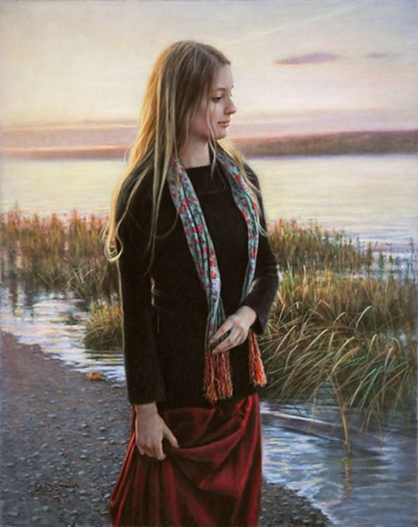 An artist who unimaginably feels summer. And beauty An artist who unimaginably feels summer. And beauty