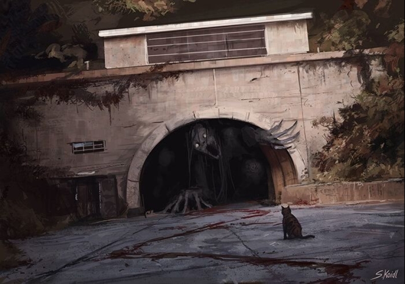 An Austrian artist draws scary scenes that will keep you awake today: 13 photos An Austrian artist draws scary scenes that will keep you awake today: 13 photos