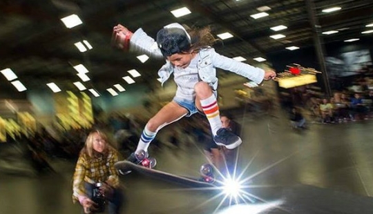 An eight-year-old skater from Japan can do things that you never dreamed of