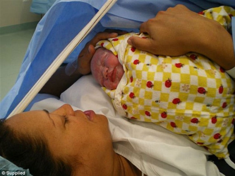 An English woman fell in love with a sperm donor, from whom she gave birth to a daughter