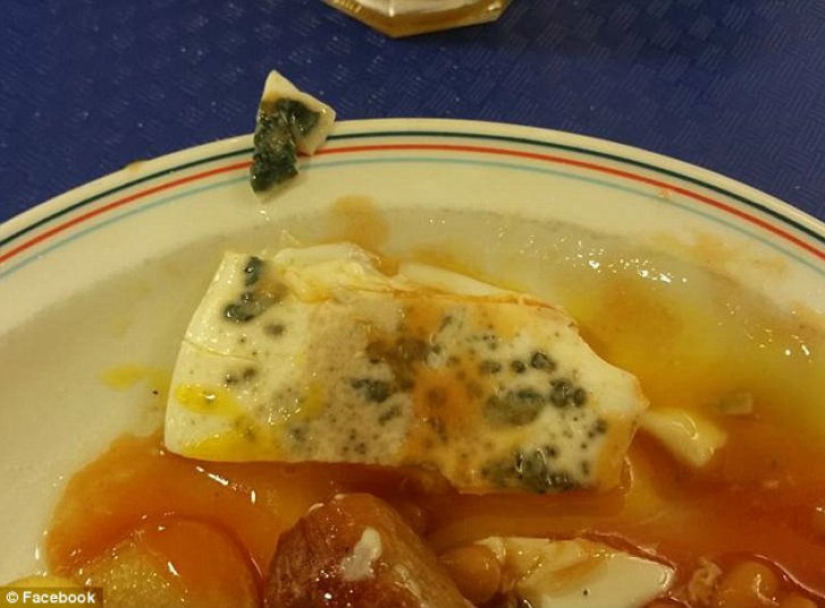 An omelet with mold, rotten apples and raw chicken — what else is fed in the British army