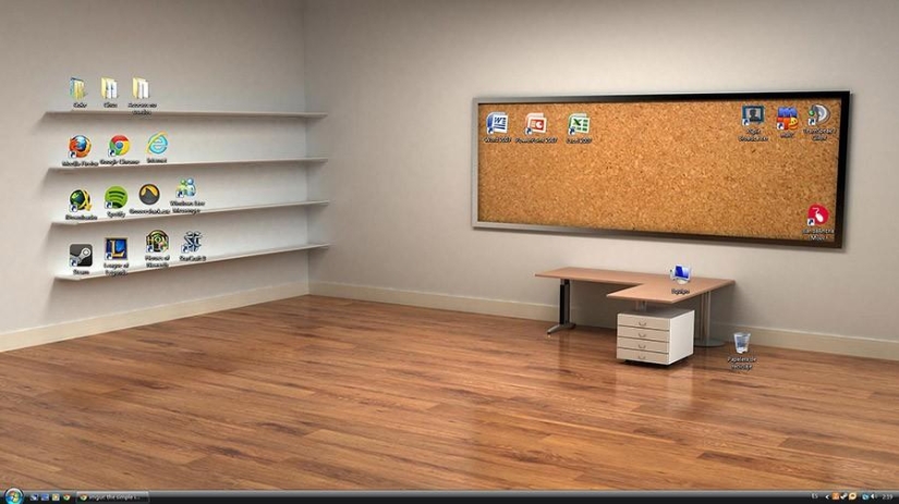 And on the desktop, too, you can create And on the desktop, too, you can create