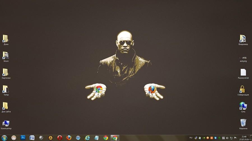 And on the desktop, too, you can create And on the desktop, too, you can create