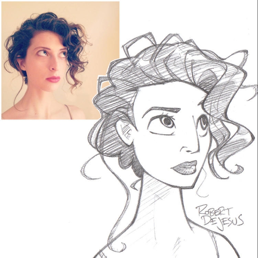 Anime characters from real people