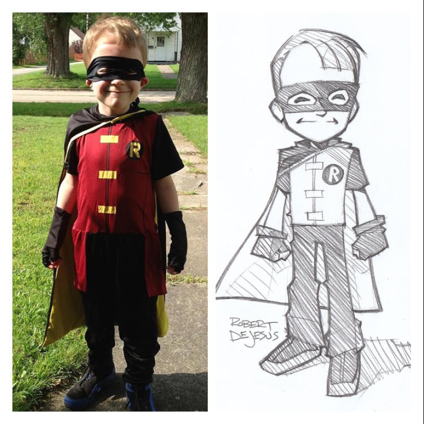 Anime characters from real people