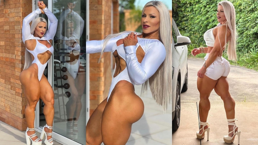 Ann Louise Freitas - Brazilian "Centaur Barbie" with a wasp waist and an incredible bottom of the body