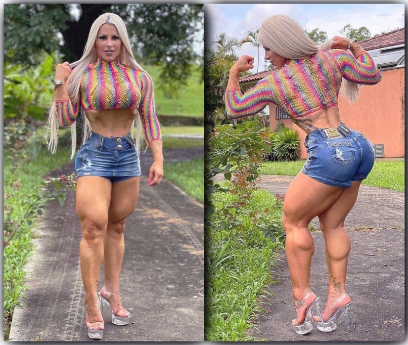 Ann Louise Freitas - Brazilian "Centaur Barbie" with a wasp waist and an incredible bottom of the body