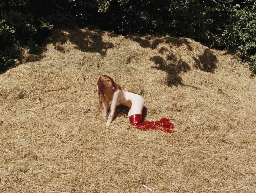 Anti-moda: sesión de fotos de moda por el contrario