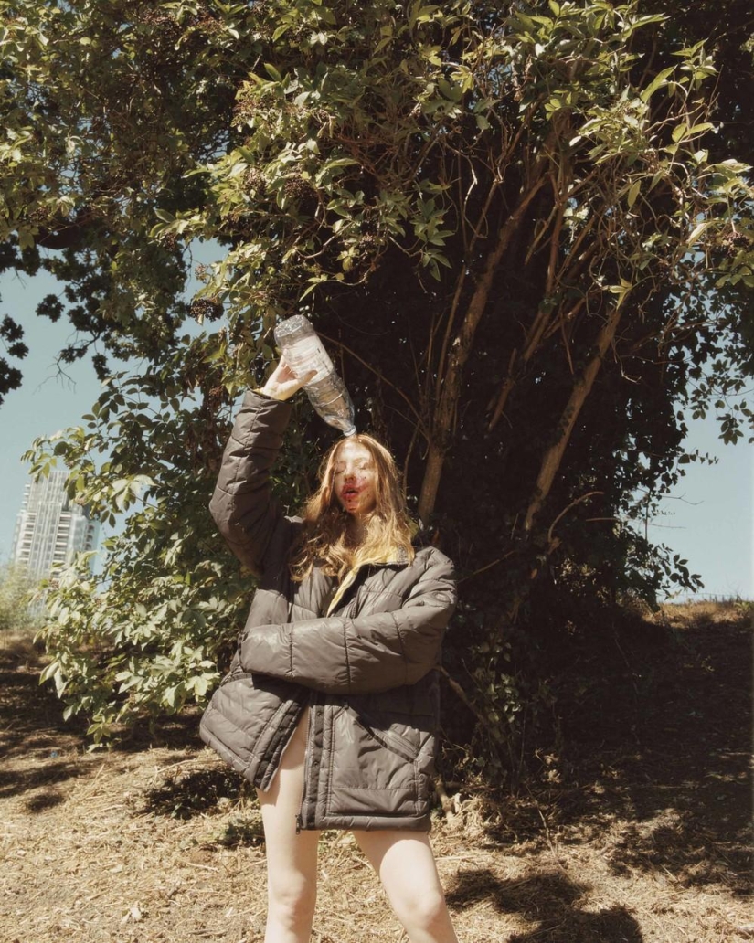 Anti-moda: sesión de fotos de moda por el contrario Anti-moda: sesión de fotos de moda por el contrario