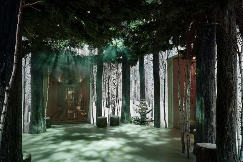 Apple designers have transformed a London hotel for Christmas