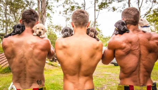 Ardiente backstage: fotos del rodaje del calendario benéfico con bomberos desnudos