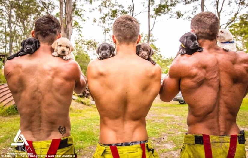 Ardiente backstage: fotos del rodaje del calendario benéfico con bomberos desnudos