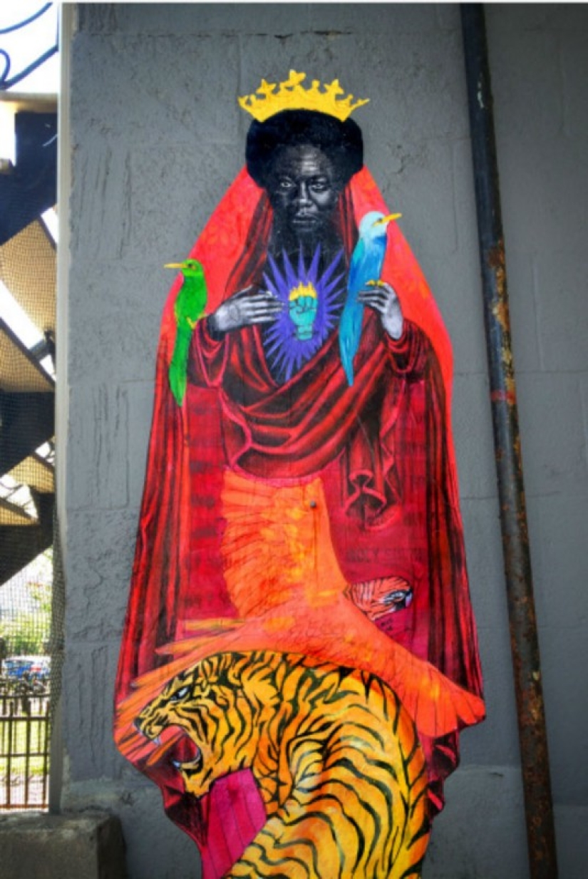 Art or highly artistic vandalism? Art or highly artistic vandalism?