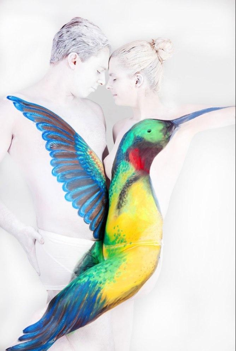 Arte corporal terriblemente hermoso e increíble. Arte corporal terriblemente hermoso e increíble.