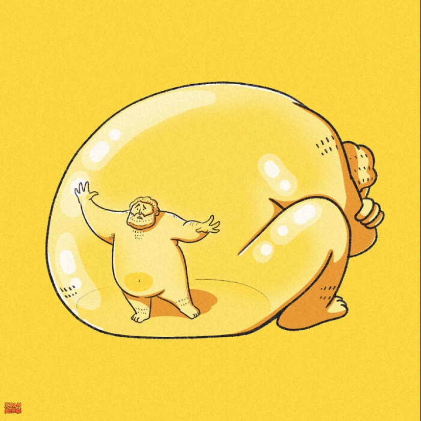 Artista ilustró sentimientos y emociones complejos que todos hemos sentido en algún momento