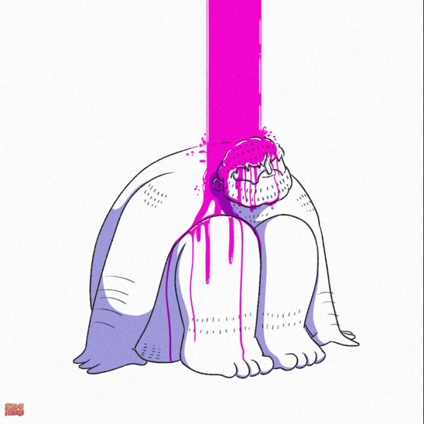 Artista ilustró sentimientos y emociones complejos que todos hemos sentido en algún momento