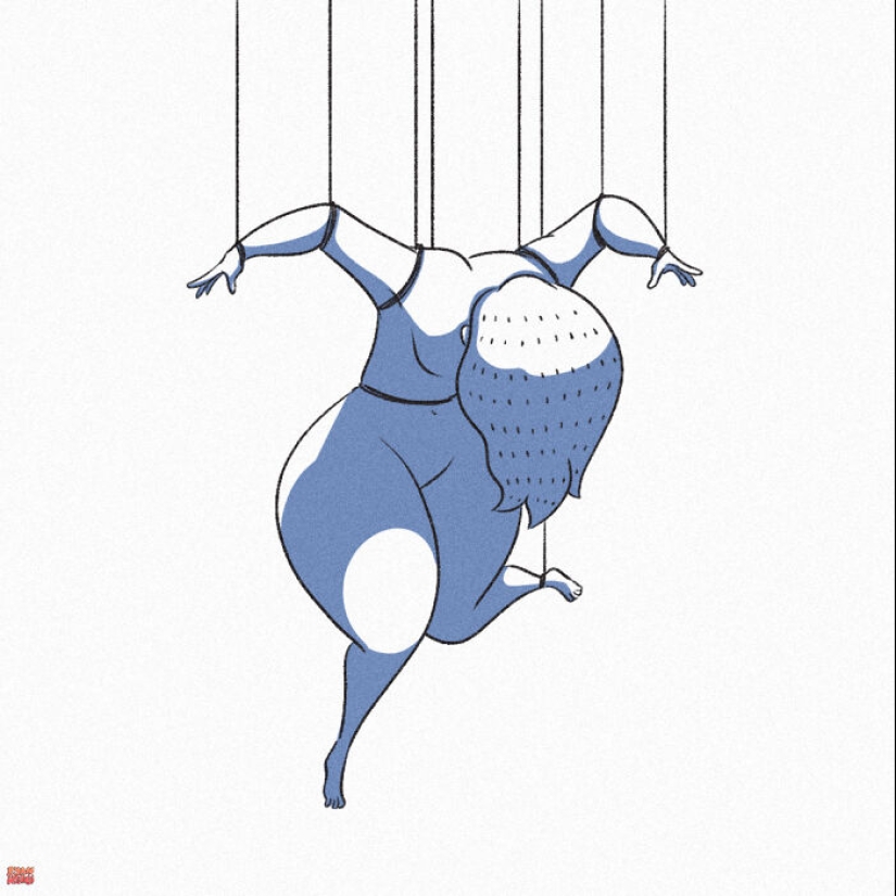 Artista ilustró sentimientos y emociones complejos que todos hemos sentido en algún momento