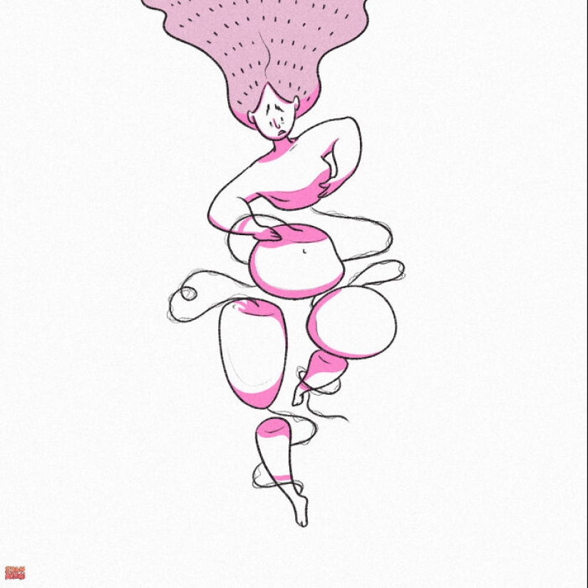 Artista ilustró sentimientos y emociones complejos que todos hemos sentido en algún momento