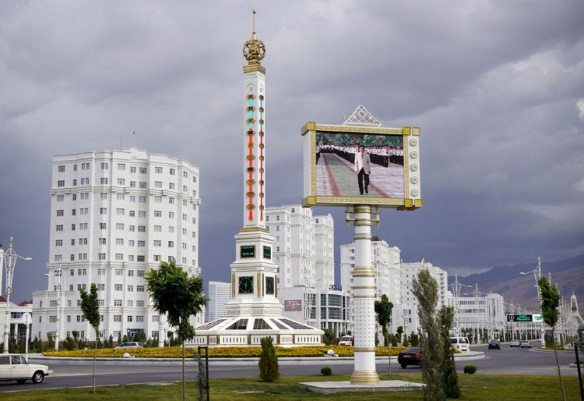 Ashgabat - a city of white marble Ashgabat - a city of white marble