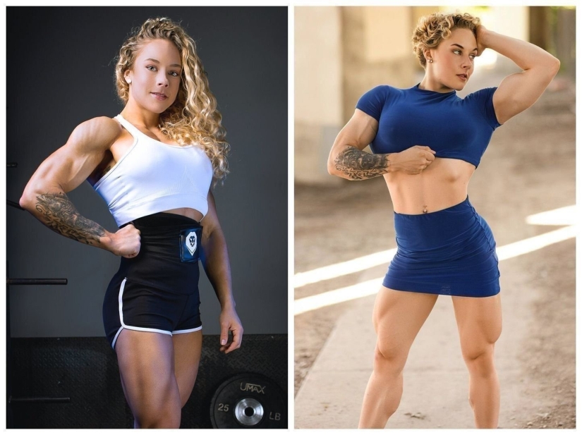 Athletic sports ladies who managed not to lose their femininity and attractiveness