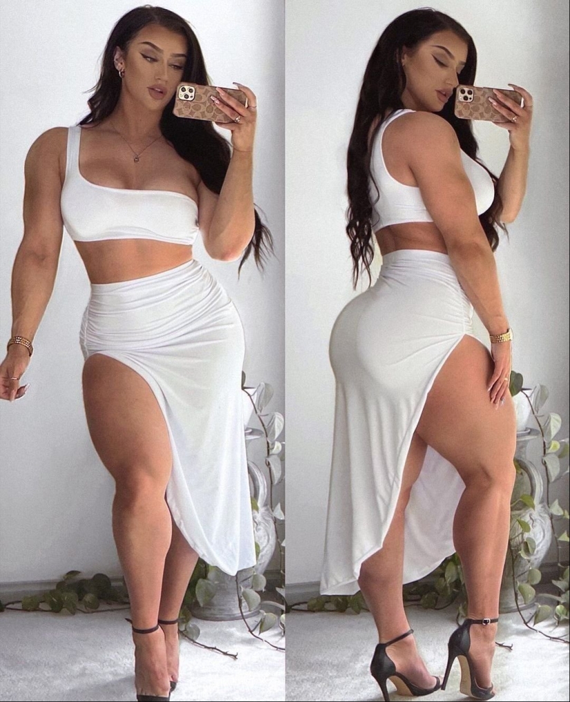 Athletic sports ladies who managed not to lose their femininity and attractiveness