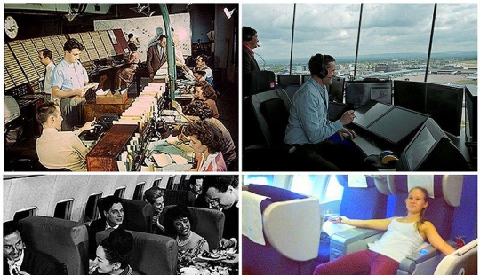 Aviación antes y ahora