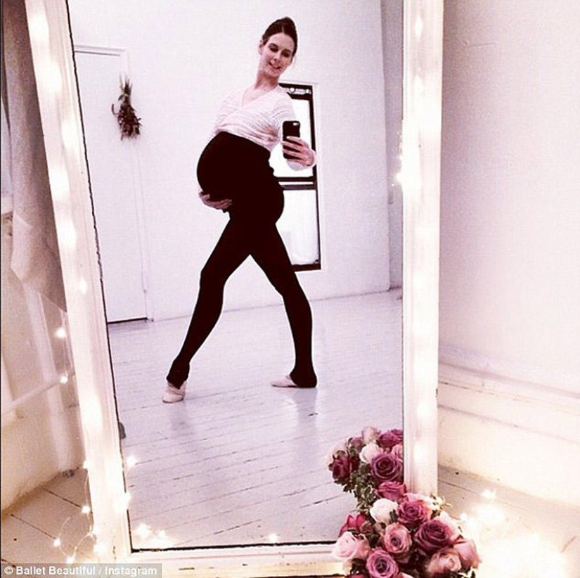 bailarina embarazada