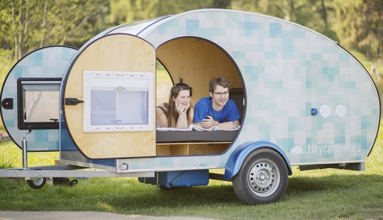Bajo el techo de su casa: con un remolque de este tipo, no querrá regresar a casa