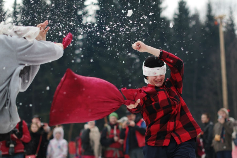 "Bakshevskaya Maslitsa" en un claro secreto en la región de Moscú