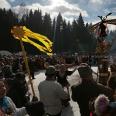 &quot;Bakshevskaya Maslitsa&quot; in a secret glade in the Moscow region