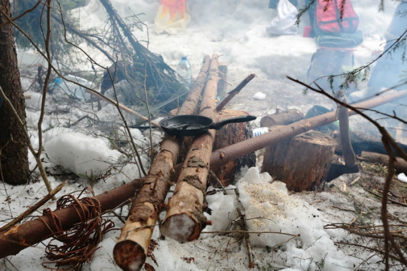 &quot;Bakshevskaya Maslitsa&quot; in a secret glade in the Moscow region
