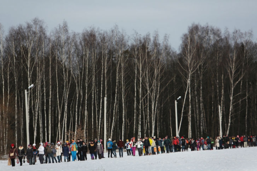 &quot;Bakshevskaya Maslitsa&quot; in a secret glade in the Moscow region