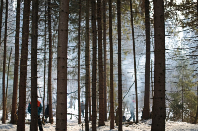 &quot;Bakshevskaya Maslitsa&quot; in a secret glade in the Moscow region