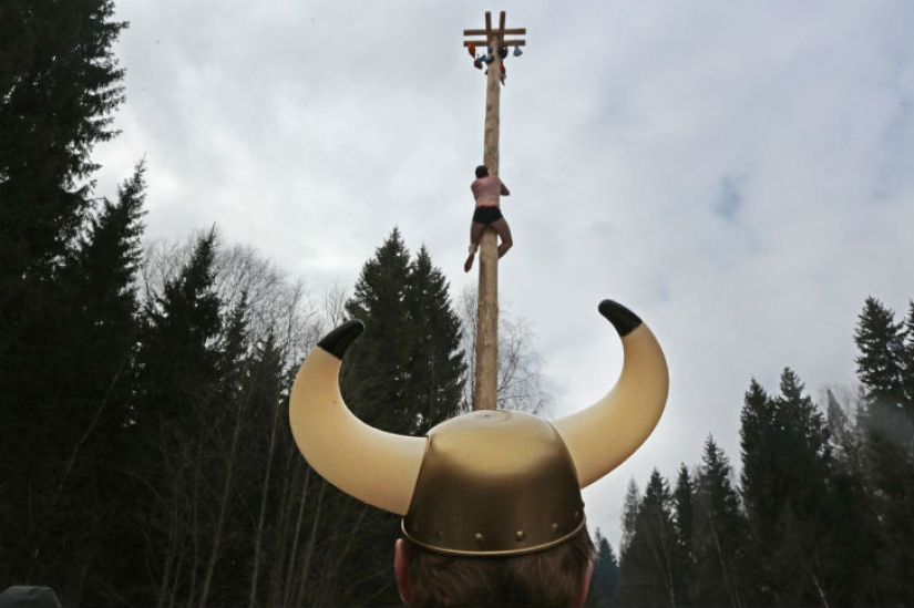 &quot;Bakshevskaya Maslitsa&quot; in a secret glade in the Moscow region