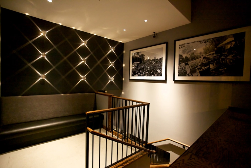 Bank vault from the 20s turned into a stylish restaurant