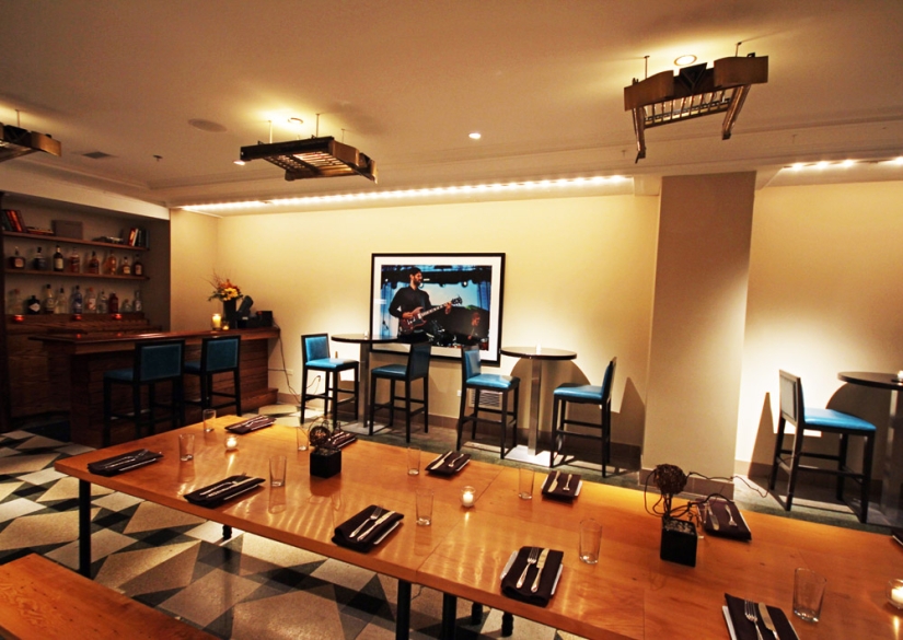 Bank vault from the 20s turned into a stylish restaurant