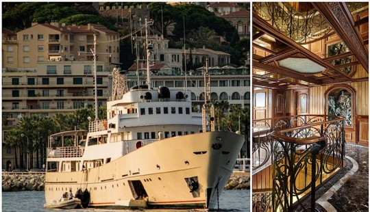 Barco de reconocimiento soviético convertido en yate de súper lujo