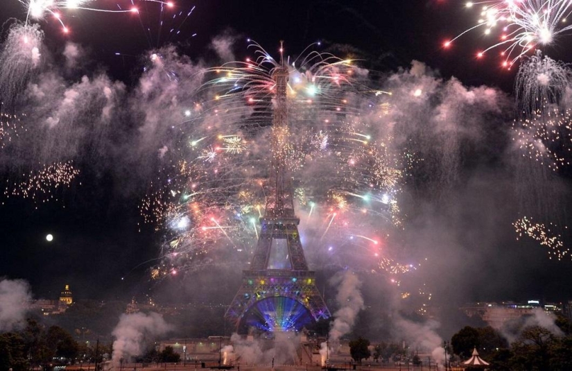 Bastille Day at the Eiffel Tower Bastille Day at the Eiffel Tower
