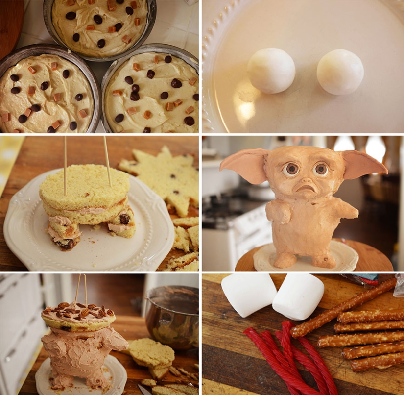 Batalla de dos gremlins comestibles Batalla de dos gremlins comestibles