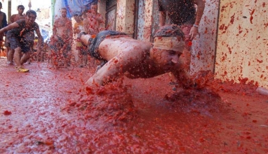 Batalla de tomates - 2014, o Tomatina Batalla de tomates - 2014, o Tomatina