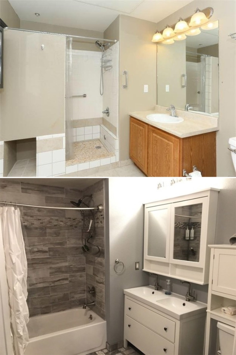 Before and after: 13 examples of incredible and very budget transformations of residential premises