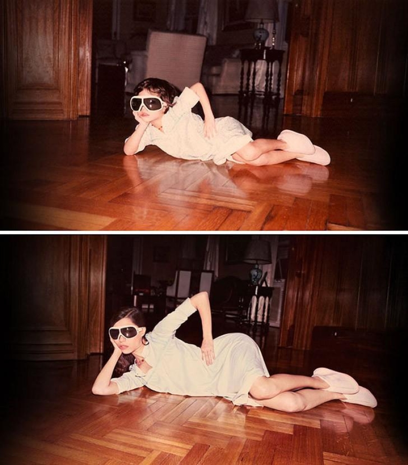 Before and after: funny family photos decades later