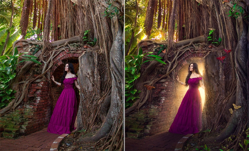 Before and after: how ordinary pictures turn into magical shots Before and after: how ordinary pictures turn into magical shots