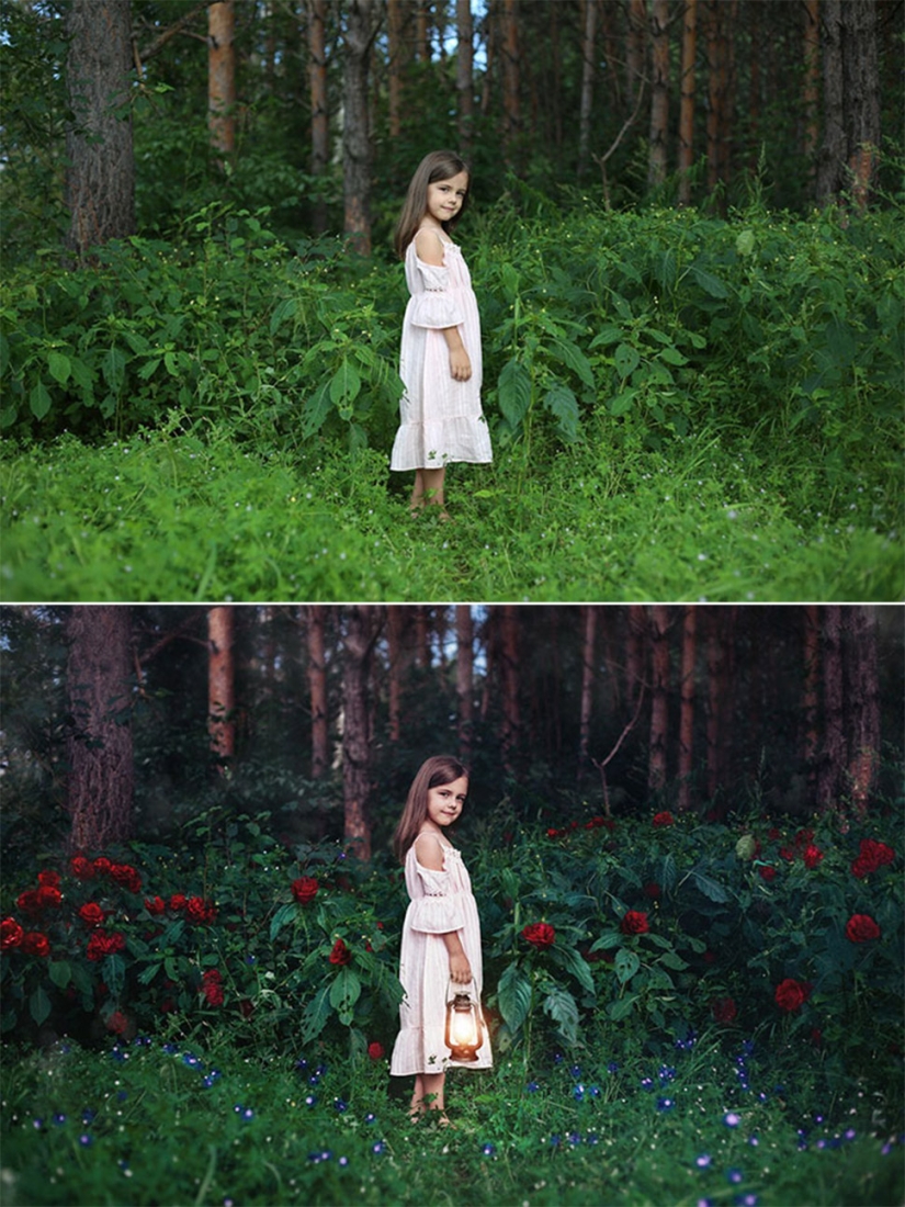 Before and after: how ordinary pictures turn into magical shots Before and after: how ordinary pictures turn into magical shots