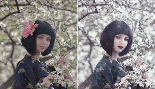 Before and after: how ordinary pictures turn into magical shots